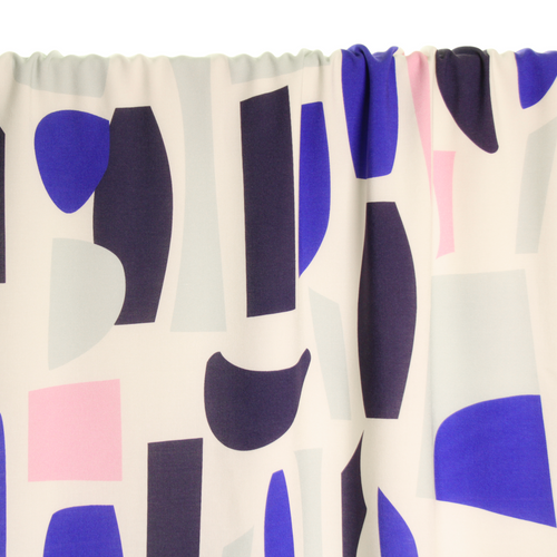 Viscose soft abstract shapes van Atelier Jupe